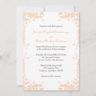 Invitación Boda Vines Peach