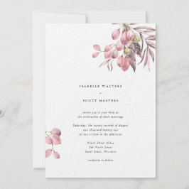 Invitación Boda Vino de uva acuarela
