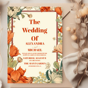 Invitación Boda Vintage Art Nouveau