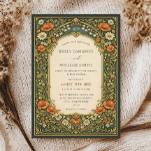 Boda Vintage Art Nouveau Bosque Encantado
