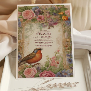 Invitación Boda vintage Art Nouveau de Mucha