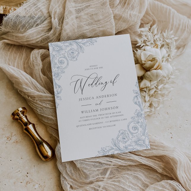 Invitación Boda Vintage Elegante Preciosa (Subido por el creador)