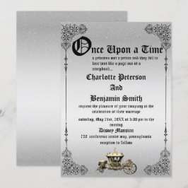 Invitación Boda Vintage Fairytale