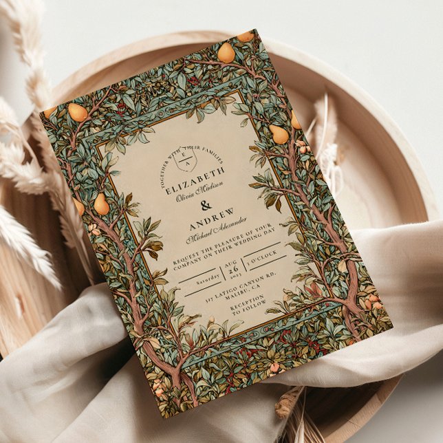 Invitación Boda Vintage Orchard (Subido por el creador)