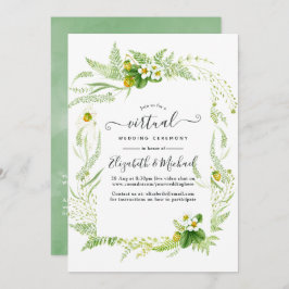 Invitación Boda virtual de Country Rustic Greeneration Online