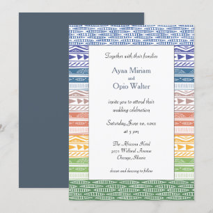 Invitación Boda Viva África