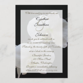 Invitación Boda Vow Renewal Orquídeas Blancas
