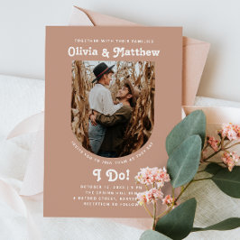Invitación Boda Warm Blush | Foto de Arco Minimalista Suave