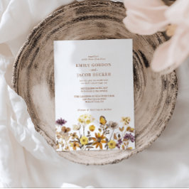 Invitación Boda Whimsical Wildflower Boho