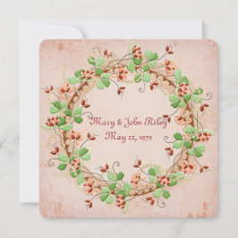 Invitación Boda Wreath Vow Renewal