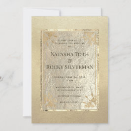Invitación Boda y Fiesta del Museo del Oro