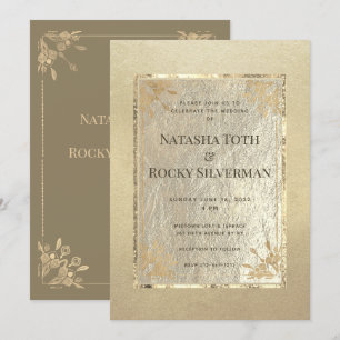 Invitación Boda y Fiesta del Museo del Oro