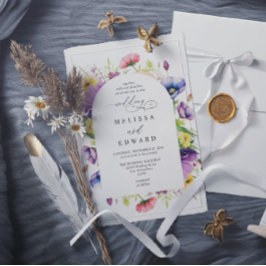 Invitación Bodas con código QR elegante moderno y presupuesto