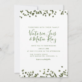 Invitación Bodas de Acuarela de Otoño de Hojas que Caen
