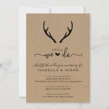 Bodas de Antílope Rústico Aniversario