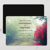 Bodas de foto escénica de vías de ferrocarril brum