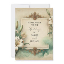 bodas de lirios vintage