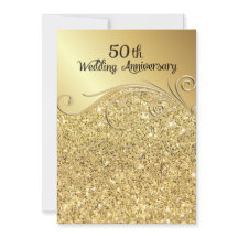 Bodas de Oro Sparkle 50 Aniversario de Boda