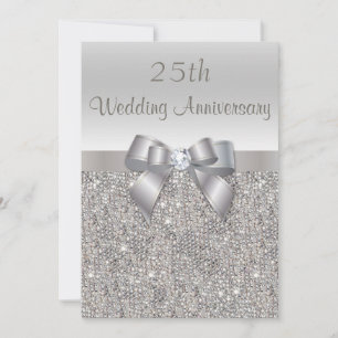 Invitación Bodas de Plata Aniversario de 25 Años de Casados L
