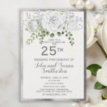 Bodas de Plata Floral 25 Aniversario de Boda