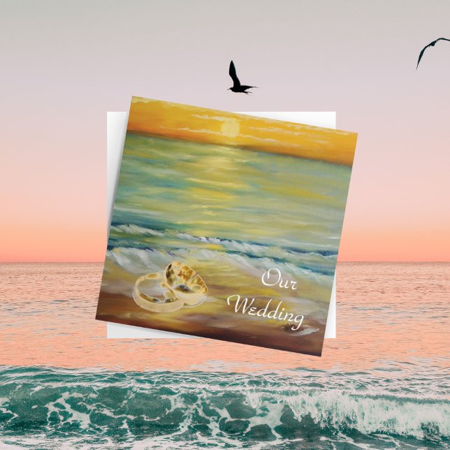 Invitación Bodas de playa al atardecer (Subido por el creador)