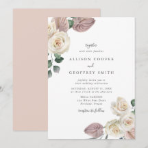Bodas de Rosas y Orquídeas en Acuarela