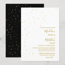 Bodas de Tarde de Oro Astral Negro