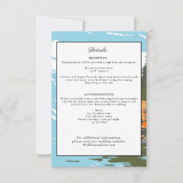 Invitación Bodas del Parque Nacional Acadia Retro