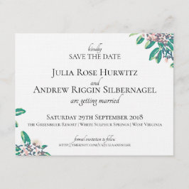Invitación Bodas en White Sulphur Springs Guardar la Fecha