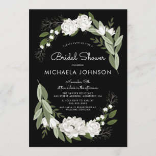 Invitación Bodas Florales Blancas