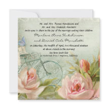 Bodas Hipster Rosas de bicicleta Cabaña de Madera 