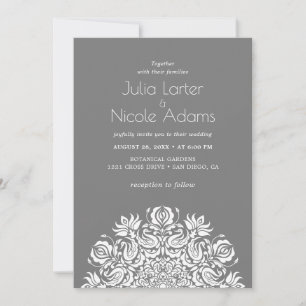 Invitación Bodas Mandala Flores Loto Aves Cisne Susurros