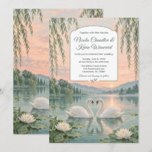 Bodas Románticas de Cisnes junto al Lago