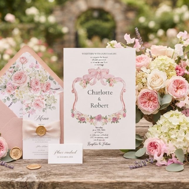 Invitación Bodas Románticas en Torno a Crest Botanical (Subido por el creador)