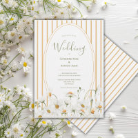 Bodas Vintage Acuarela Floral Margaritas