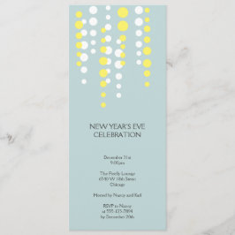 Invitación Bodega de champán, fiesta de moda moderna y azul