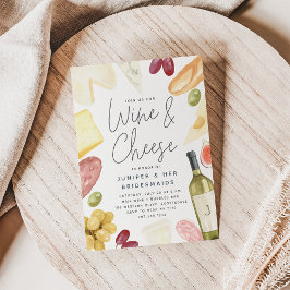 Invitación Bodega de vino y quesos Bridesmaids Brunch