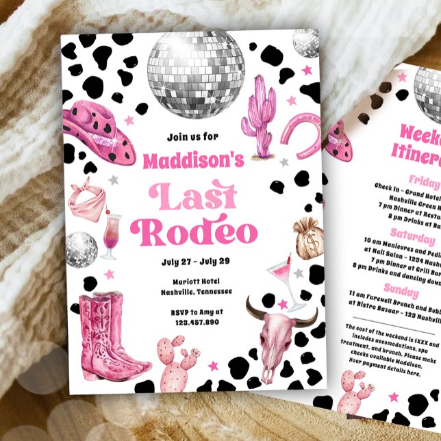 Invitación Bodega Espacial Última Semana de Bachelorette Rode (Subido por el creador)