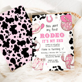 Invitación Bodega occidental 2ª fiesta de cumpleaños de Rodeo