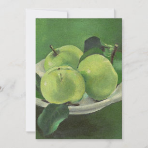 Invitación Bodegón con manzanas de Mikulas Galanda