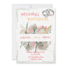 Invitación Bohemia de Hierba de Pampas de Terracot