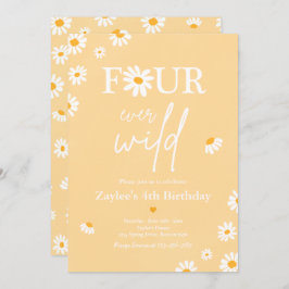 Invitación Bohmian, el partido de cumpleaños de Daisy, cuatro