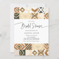 Boho African Tiles Safari Earth Tone Briower