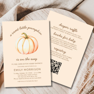 Invitación Boho All in One Sweet Little Pumpkin Baby Shower