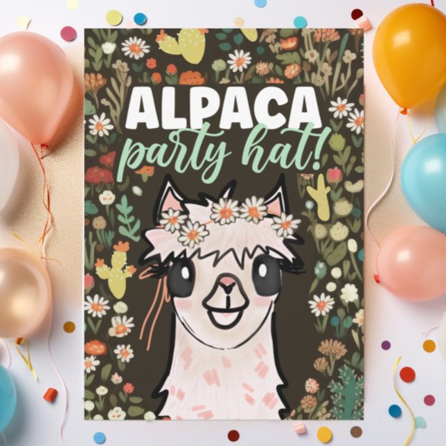 Invitación Boho Alpaca Cactus Fiesta Invitat de segundo cumpl (Subido por el creador)
