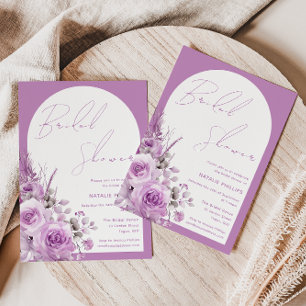 Invitación Boho Arch Hermosa Floral Bridal Shower