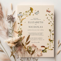 Boho Autumn Wildflower | Boda botánico