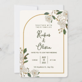 Invitación Boho Autumn Wildflower | Invitat Boda botánico