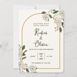 Invitación Boho Autumn Wildflower | Invitat Boda botánico