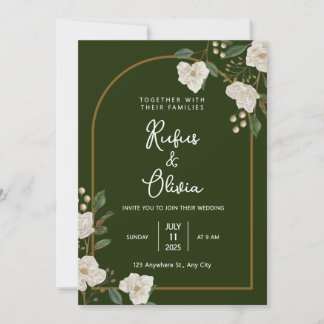 Invitación Boho Autumn Wildflower | Invitat Boda botánico